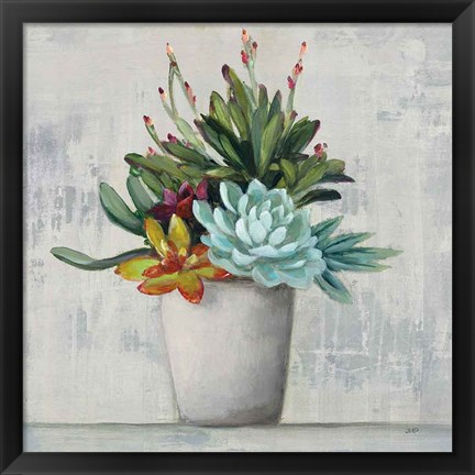 Framed Succulent Still Life I Print