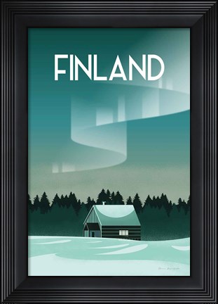 Framed Finland I Print