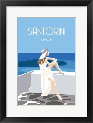 Framed Santori Print