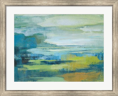 Framed Early Spring Lake Print