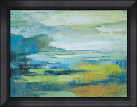 Framed Early Spring Lake Print