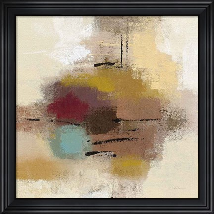Framed Morello Cherry Abstract I Print