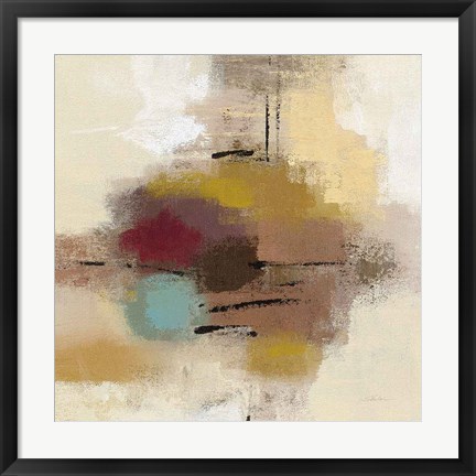 Framed Morello Cherry Abstract I Print