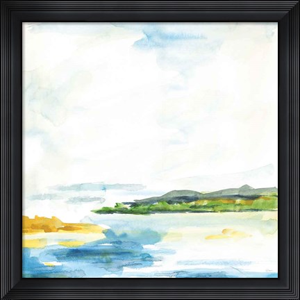Framed Distant Islands Print