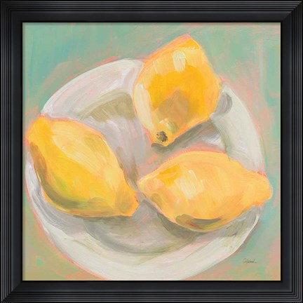 Framed Life and Lemons I Print