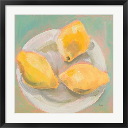 Framed Life and Lemons I Print