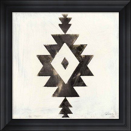 Framed Directional II Black Print