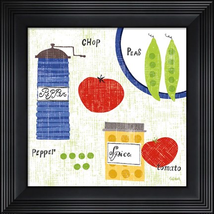 Framed Cooking it I Print