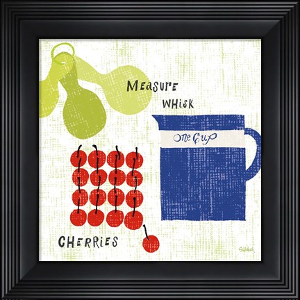 Framed Baking It II Print
