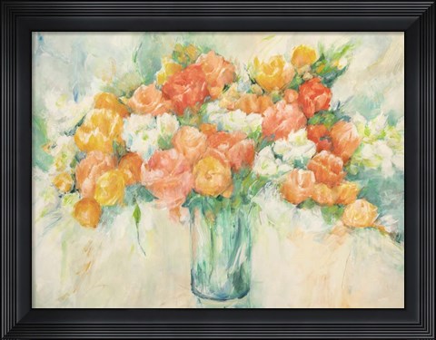 Framed Bouquet di Primavera Print