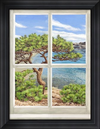 Framed Baie Mediterraneenne I Print