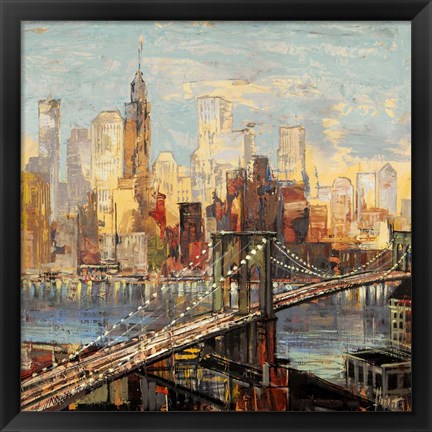 Framed Sera su Manhattan Print