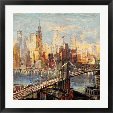 Framed Sera su Manhattan Print