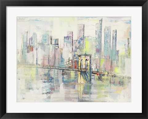 Framed Mattino a Manhattan Print