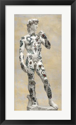 Framed Stattoo I - David Print