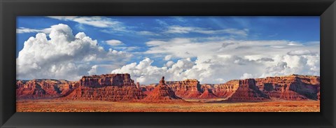 Framed Valley Of The Gods, Utah Print