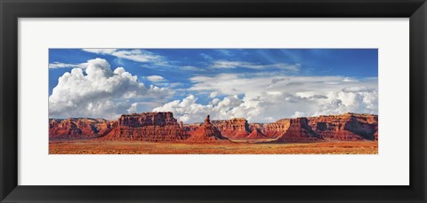 Framed Valley Of The Gods, Utah Print