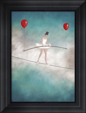 Framed L&#39;Acrobate Print