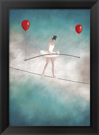 Framed L&#39;Acrobate Print