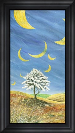 Framed Lune Cadenti Print