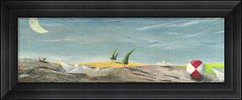 Framed Rotolando Verso Sud Print