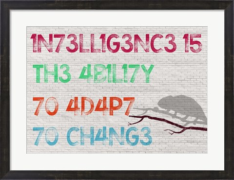 Framed Intelligence Print