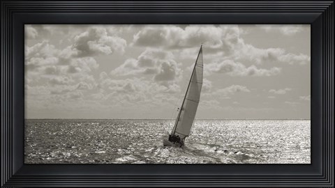 Framed Sailing (detail) Print