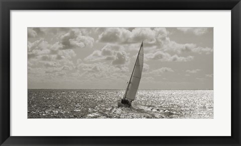 Framed Sailing (detail) Print