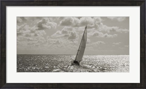 Framed Sailing (detail) Print