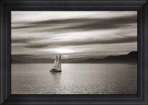 Framed Set Sails Print
