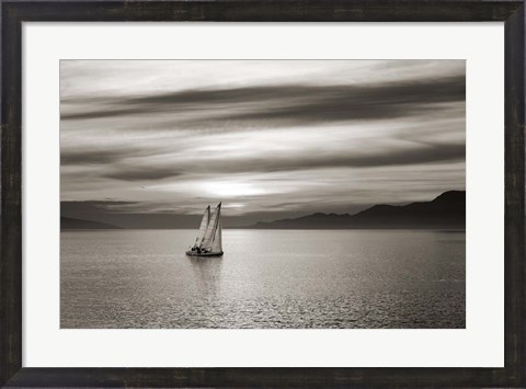 Framed Set Sails Print
