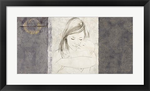 Framed Maternite I (grey) Print