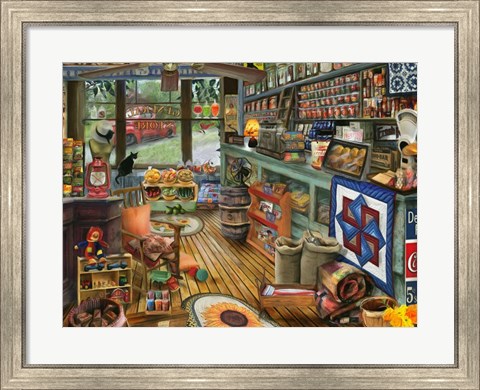 Framed Country Store Print