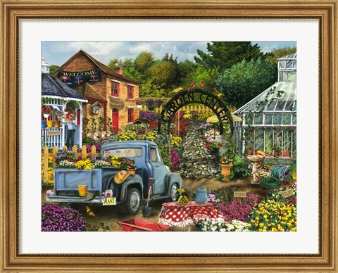 Framed Garden Center Print