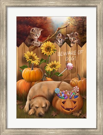 Framed Great Candy Heist Print