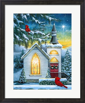 Framed Christmas Eve-No Caption Print