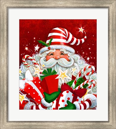 Framed Magical Santa Print