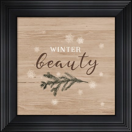Framed Winter Beauty I Print