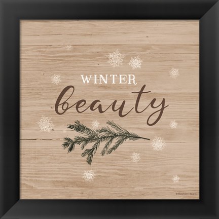 Framed Winter Beauty I Print