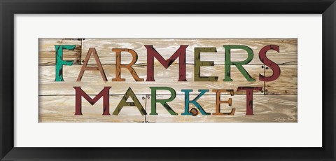 Framed Farmer&#39;s Market Print