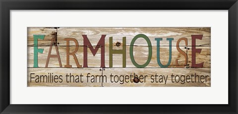 Framed Farmhouse Print