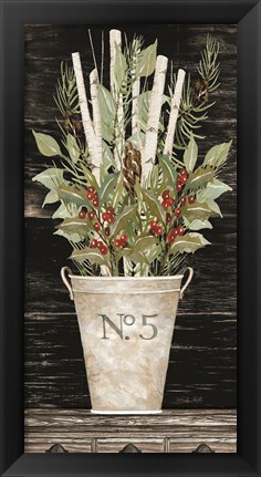 Framed No. 5 Christmas Print