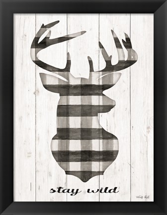 Framed Stay Wild Print