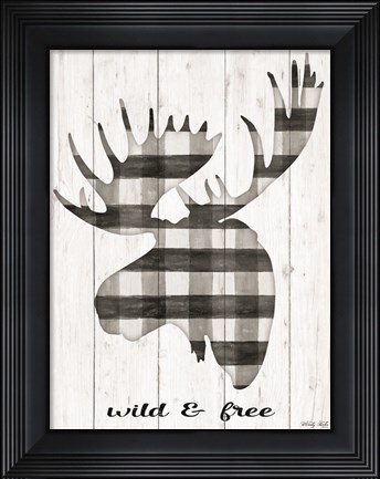 Framed Wild &amp; Free Print