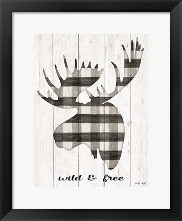 Framed Wild &amp; Free Print