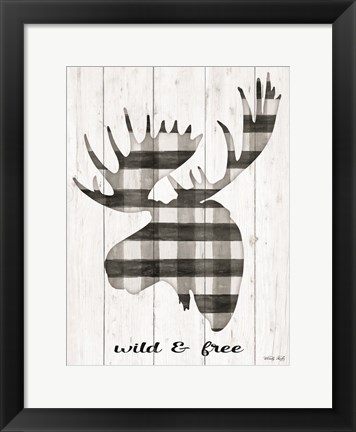 Framed Wild &amp; Free Print