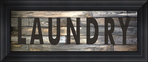 Framed Laundry Print