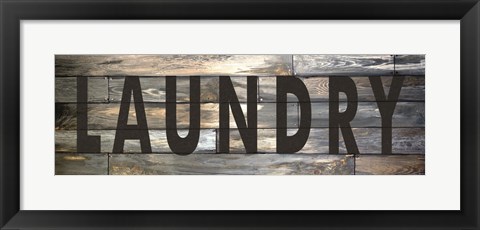 Framed Laundry Print