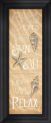 Framed Close Your Eyes Print
