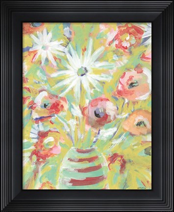 Framed See the Good Floral Print